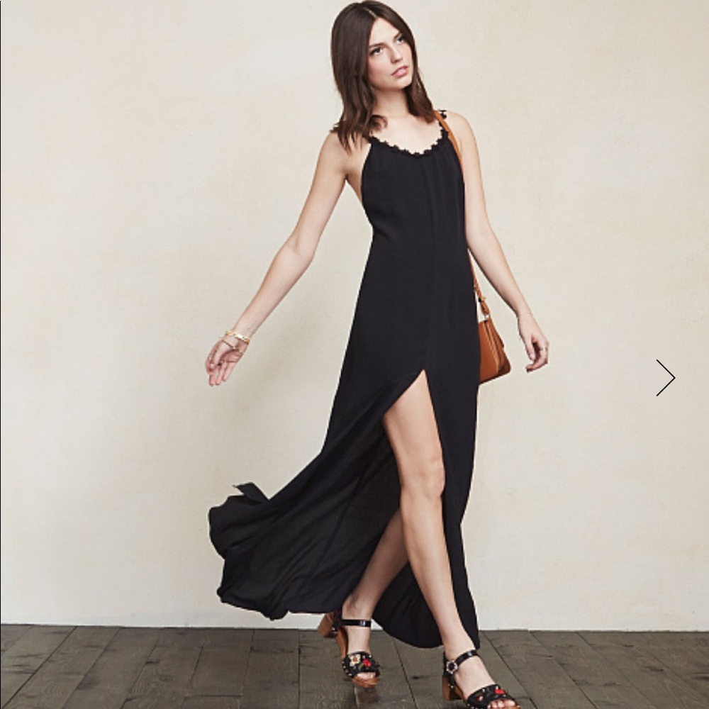 Reformation Jillian Dress in Black, sz 8